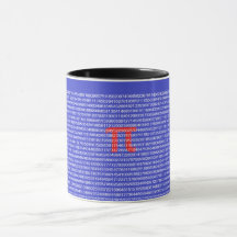 A Pi(π) mug great for math geek in your life
