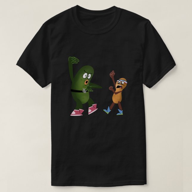 A Pickle and a peanut Active T-Shirt (Design Front)