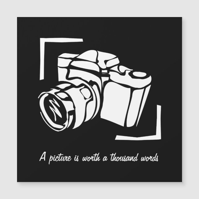 A picture is worth a thousand words photography (Front)