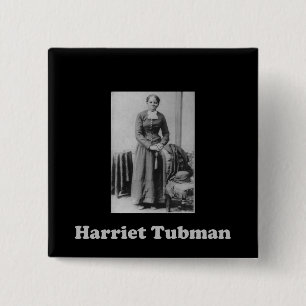 A Picture of Harriet Tubman 15 Cm Square Badge
