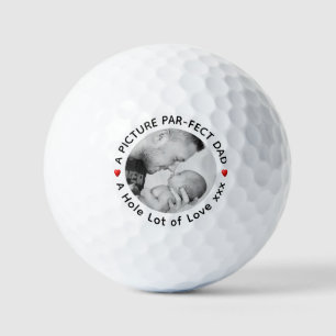 "A Picture Par-fect Dad" Personalised Golf Balls