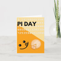 A pie Pi Day card
