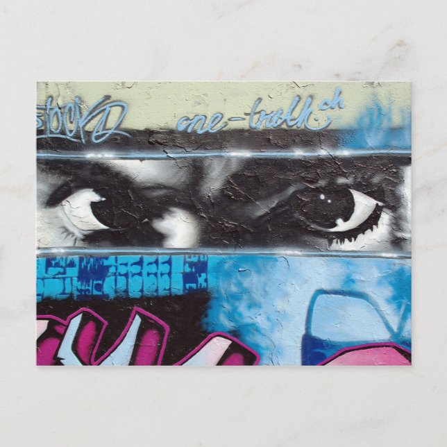 a piece of Berlin Wall Postcard (Front)