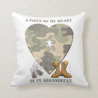 A Piece of My Heart Army Wife Pillow