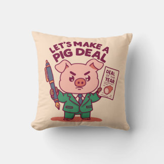 A Pig Deal Cushion
