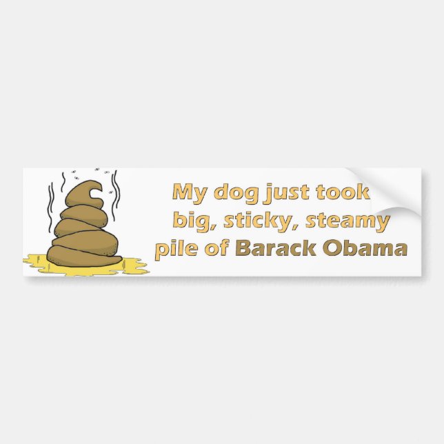 A pile of Barack Bumper Sticker (Front)
