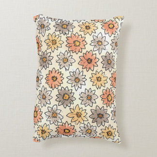 a pillow with a comfortable picture of flowers