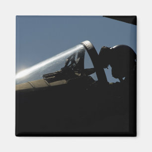 A pilot prepares for take-off magnet