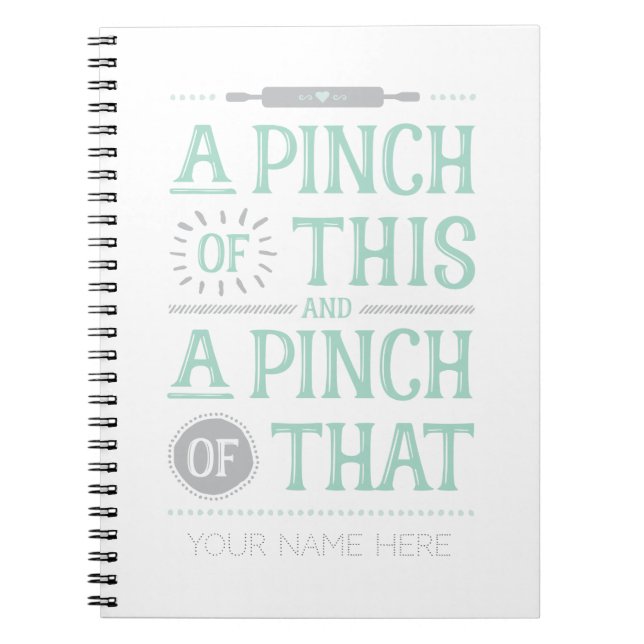 A Pinch Of This Recipe Book (Front)