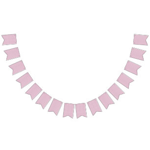 a pink and white background with wavy lines bunting