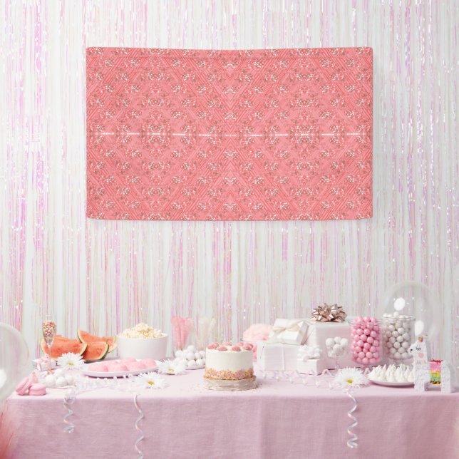 A Pink Background Like Never Before! Banner (Party)