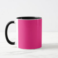 a pink background with a black border