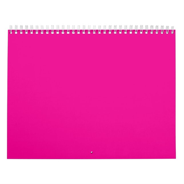 a pink background with a  calendar (Cover)