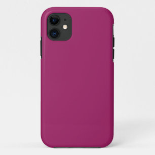 a pink background with a white border iPhone 11 case