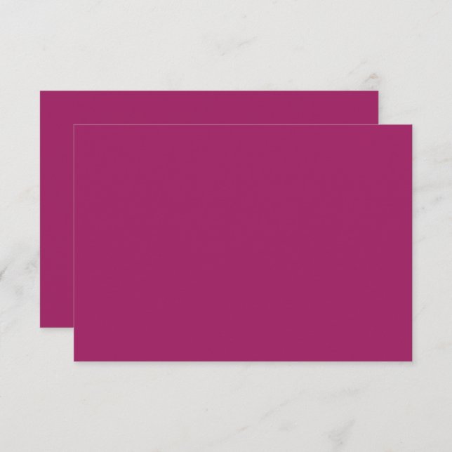 a pink background with a white thank you card (Front/Back)