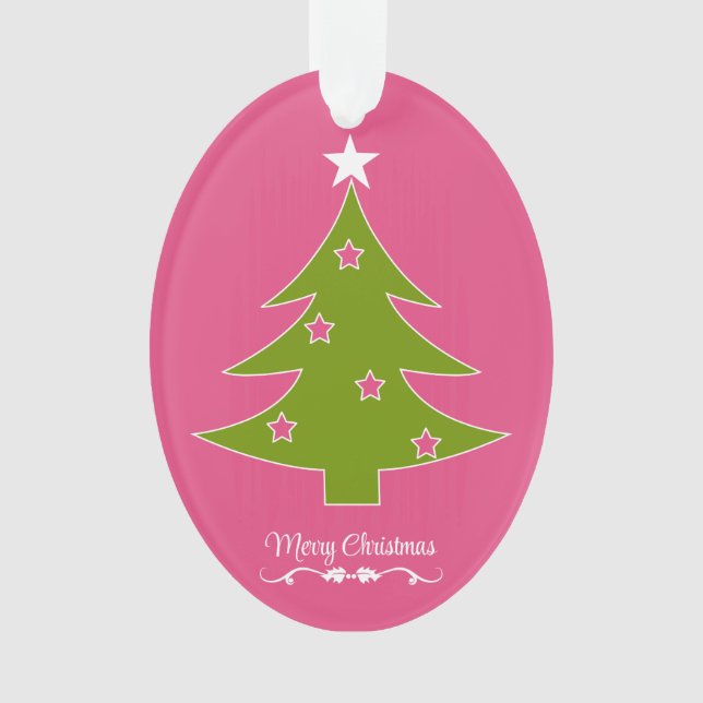 A Pink Christmas Ornament (Front)