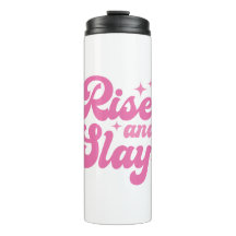 A pink retro Rise and Slay