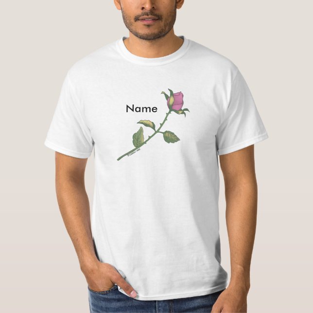 A Pink Rose t-shirt (Front)
