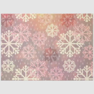 A Pink Winter Grunge Series Design 3 Tissue Paper