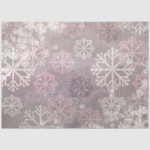 A Pink Winter Grunge Series Design 7 Tissue Paper