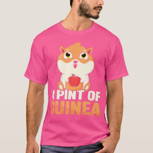 A Pint Of Guinea Guinea Pig Guinea Lover Premium  T-Shirt
