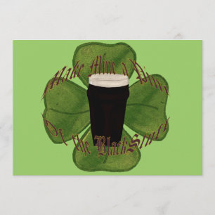 A Pint of the Black Stuff Invitation