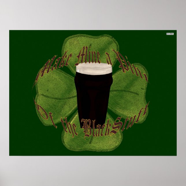 A Pint of the Black Stuff Poster (Front)