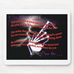 A Piper's Creed (Lightning) Mouse Mat