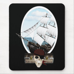 A Pirate Ship Mouse Mat