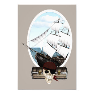 A Pirate Ship Photo Print
