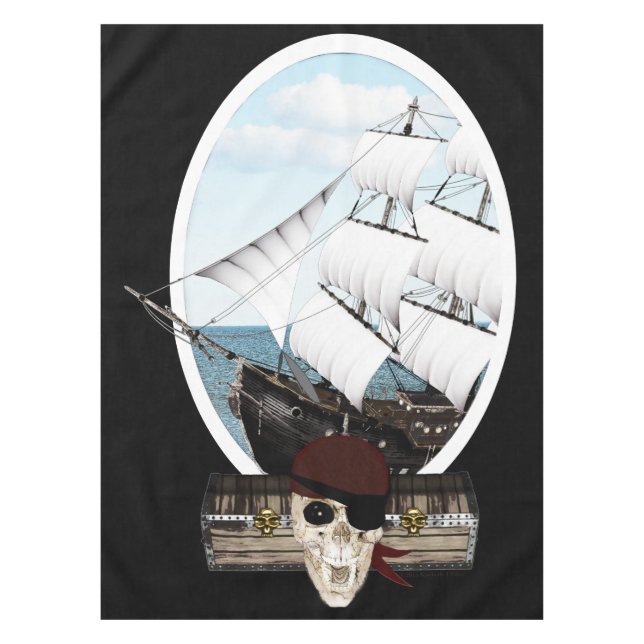 A Pirate Ship Tablecloth (Front)
