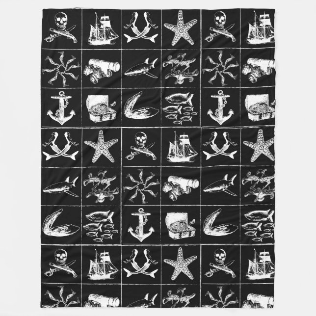A Pirates Life Blanket_4 Fleece Blanket (Front)