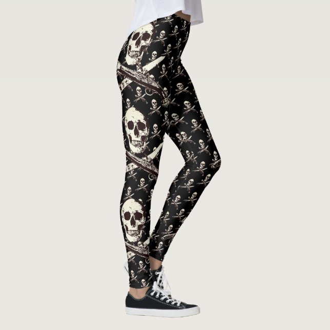 A Pirates Life multiskul_black Leggings (Right)