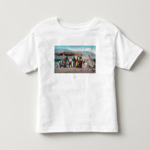 A Piute Indian Camp with NativesNevada Toddler T-Shirt
