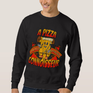 A Pizza Connoisseur, Elegant cool dad gift Sweatshirt
