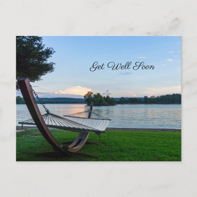 A Place To Relax Get Well Soon Postcard (Front)
