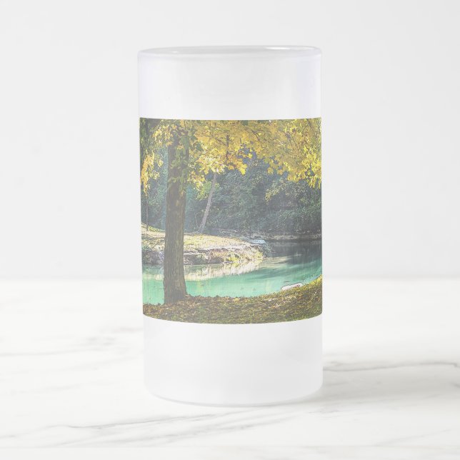 A Place Under The Shade Tree Frosted Mug (Center)