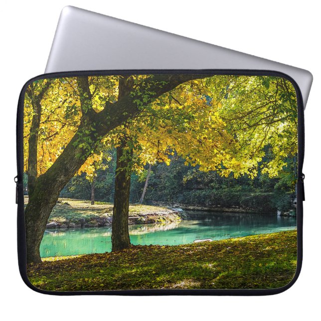 A Place Under The Shade Tree Laptop Sleeve (Front)
