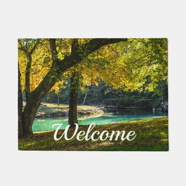 A Place Under The Shade Tree Welcome Doormat (Front)