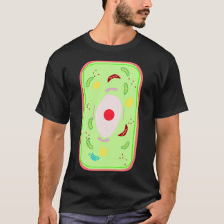 A plant cell with vacuole Mitochondria Golgi bodie T-Shirt