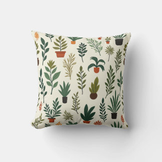 a plant pillow cushion