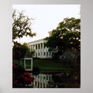 A Plantation On The Mississippi Poster