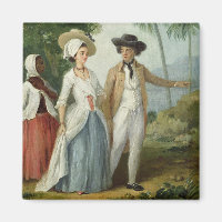 A Planter and his Wife, Attended by a Servant, c.1