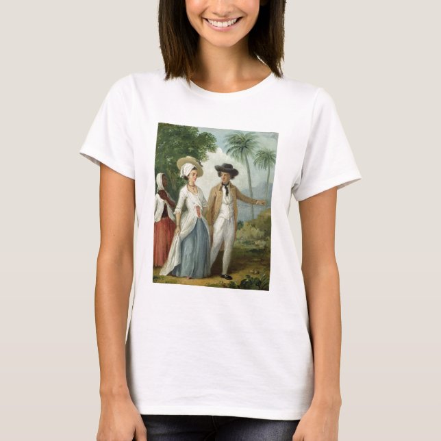 A Planter and his Wife, Attended by a Servant, c.1 T-Shirt (Front)