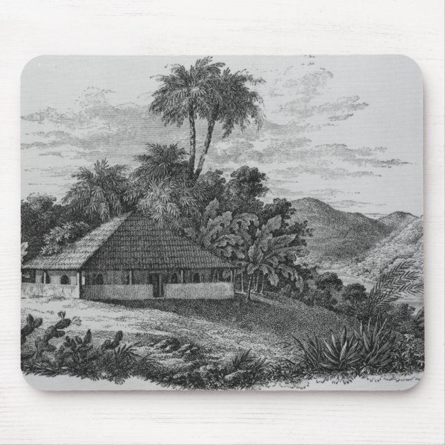 A Planter's House in Brazil Mouse Mat (Front)