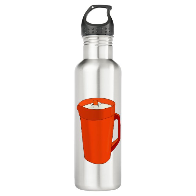 A Plastic Orange Pitcher 710 Ml Water Bottle (Front)