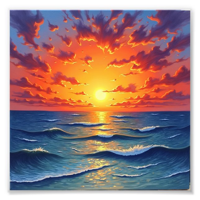 A plastic paint photo print (Front)