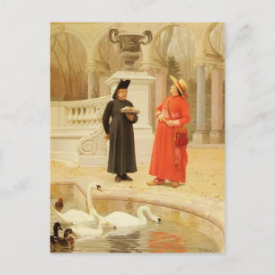 A Plate Of Cakes by Jean Georges Vibert Postcard
