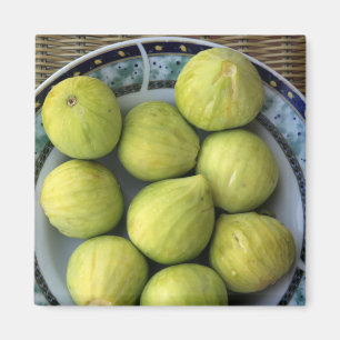 A plate of fresh Mediterranean Figs Magnet