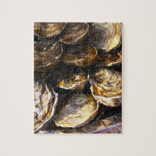 A plate of oysters. jigsaw puzzle